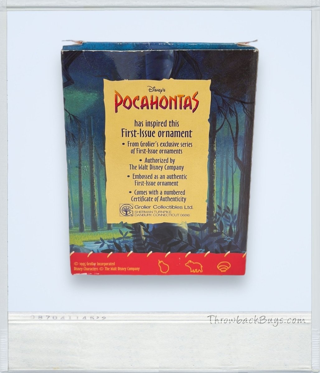 1993 - Disney's Pocahontas Collector's Ornament - First Edition - Ornaments - ThrowbackBuys - ThrowbackBuys