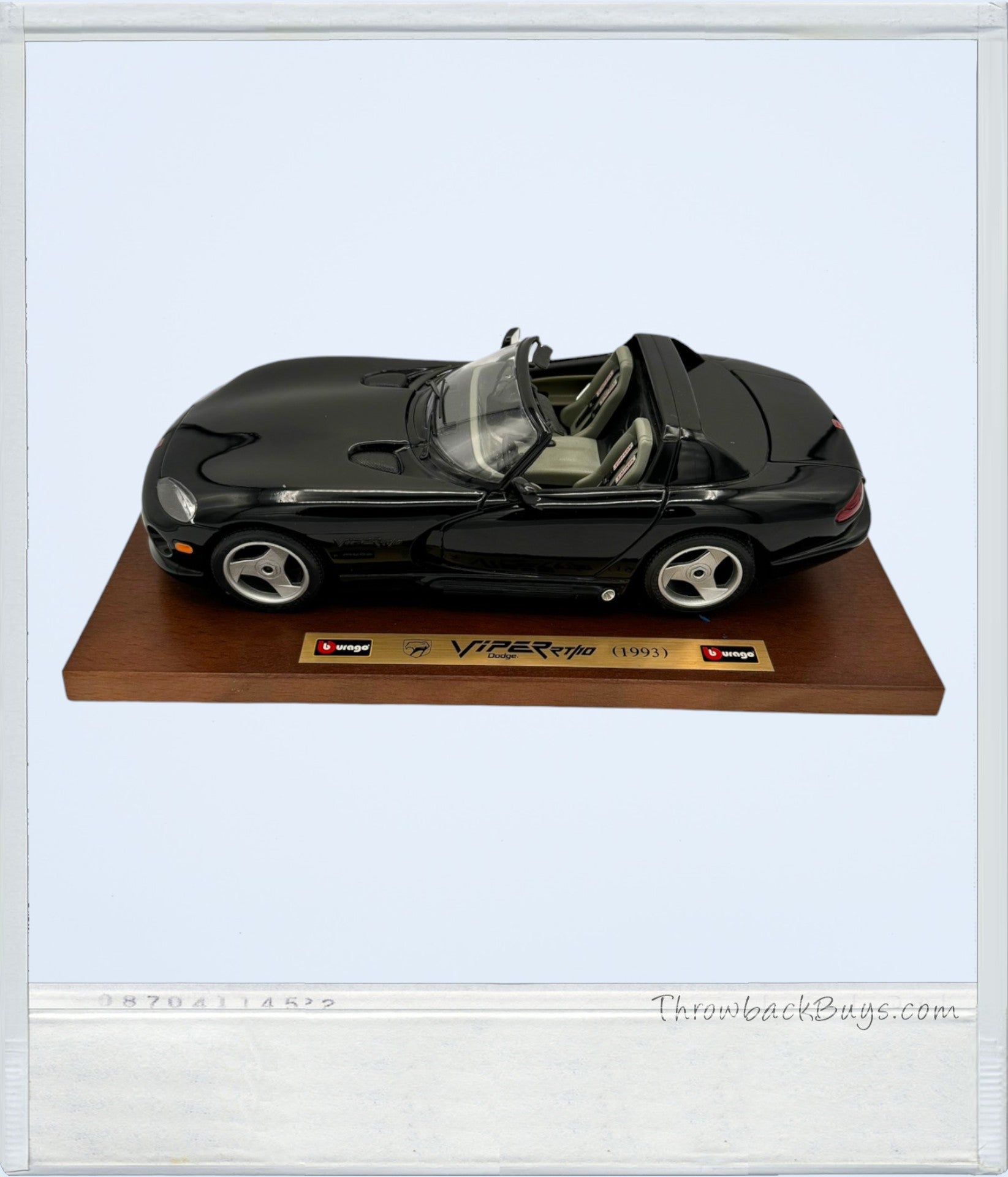 1993 - Bburago Dodge Viper RT/10 Toy Car Collectible - RARE Toy Collectables