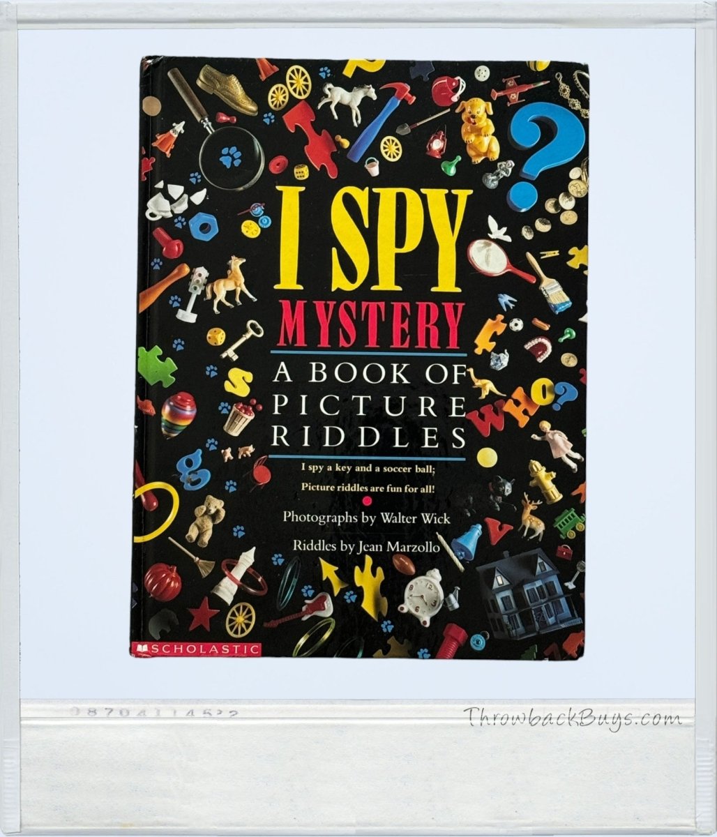 1993 - I Spy Mystery: A Book of Picture Riddles by Jean Marzollo & Walter Wick - Books - ThrowbackBuys - ThrowbackBuys
