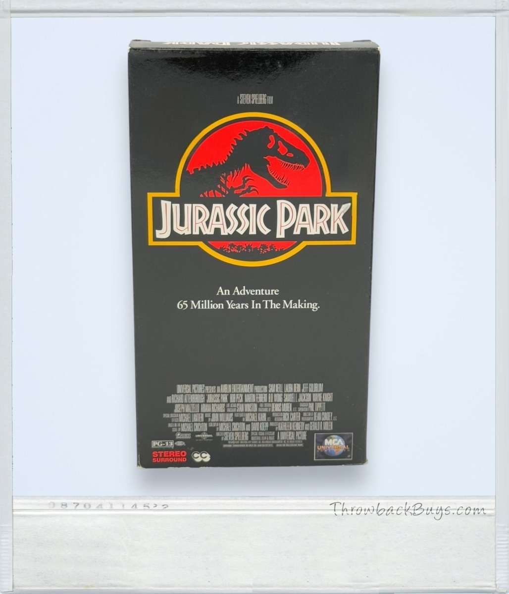 1993 - Jurassic Park VHS - VHS - ThrowbackBuys - ThrowbackBuys