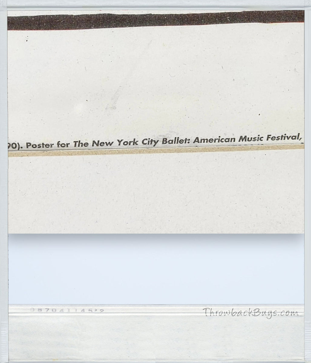 1993 - Keith Haring American Music Festival NYC Glass/Wood Framed Ballet Poster 21.5" x 20.5" - Artwork - ThrowbackBuys - ResellerDoor