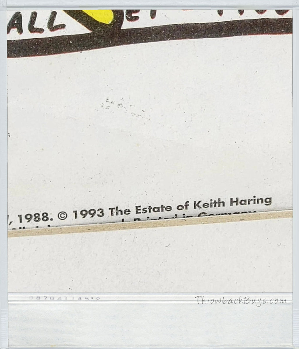 1993 - Keith Haring American Music Festival NYC Glass/Wood Framed Ballet Poster 21.5" x 20.5" - Artwork - ThrowbackBuys - ResellerDoor