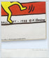 1993 - Keith Haring American Music Festival NYC Glass/Wood Framed Ballet Poster 21.5" x 20.5"