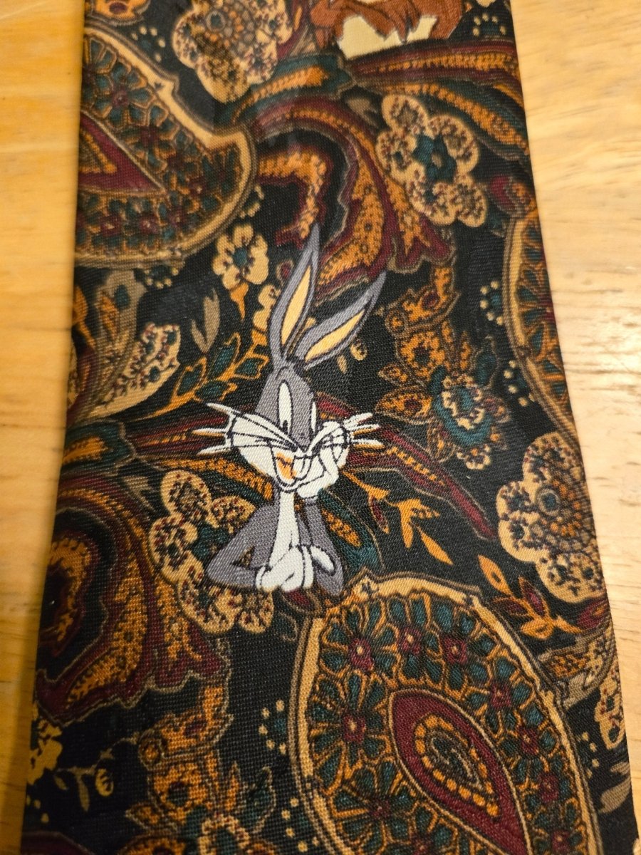 1993 Looney Tunes Mania Tie - Accessories - ThrowbackBuys - Eclecticcherryreseller