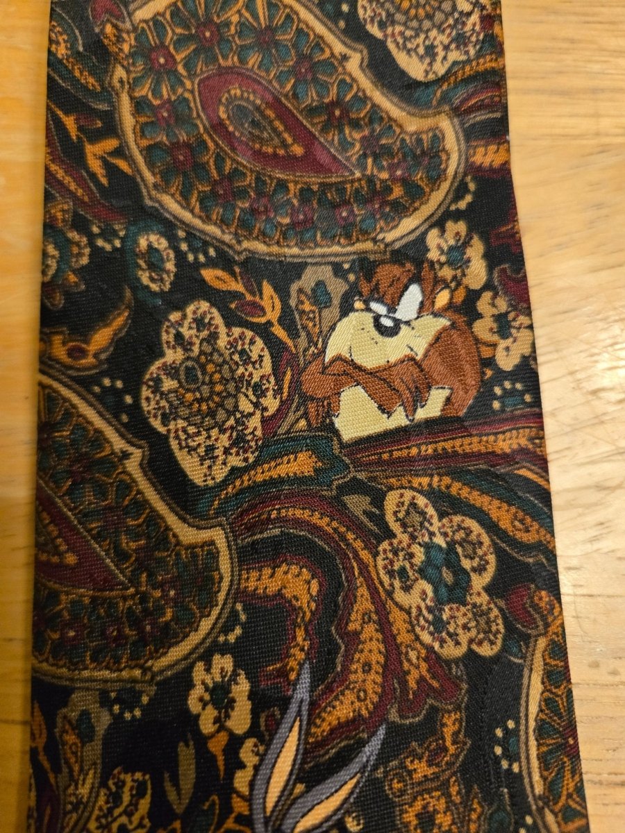 1993 Looney Tunes Mania Tie - Accessories - ThrowbackBuys - Eclecticcherryreseller