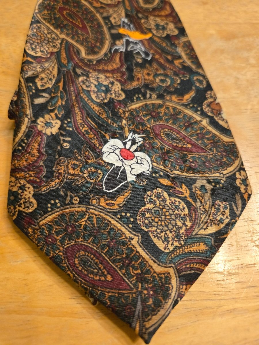 1993 Looney Tunes Mania Tie - Accessories - ThrowbackBuys - Eclecticcherryreseller