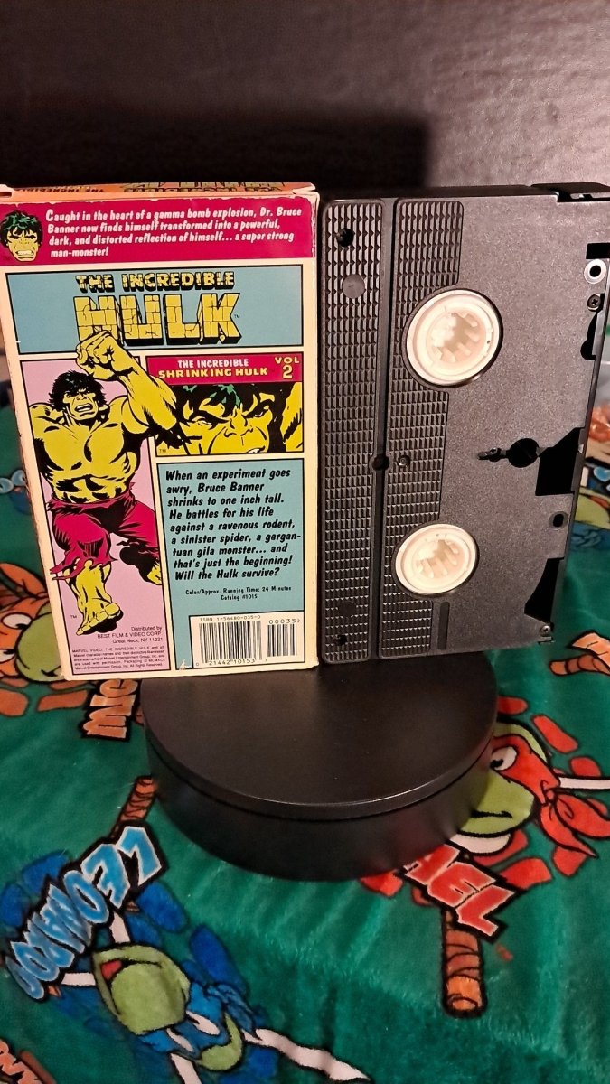 1993 – Marvel Video: The Incredible Hulk The Incredible Shrinking Hulk Vol. 2 VHS - VHS - ThrowbackBuys - Retrotoyz&gamez87
