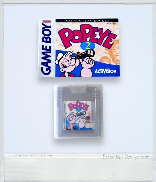 1993 - RARE Nintendo Gameboy Popeye 2 Game Cartridge - Video Games - ThrowbackBuys - ThrowbackBuys