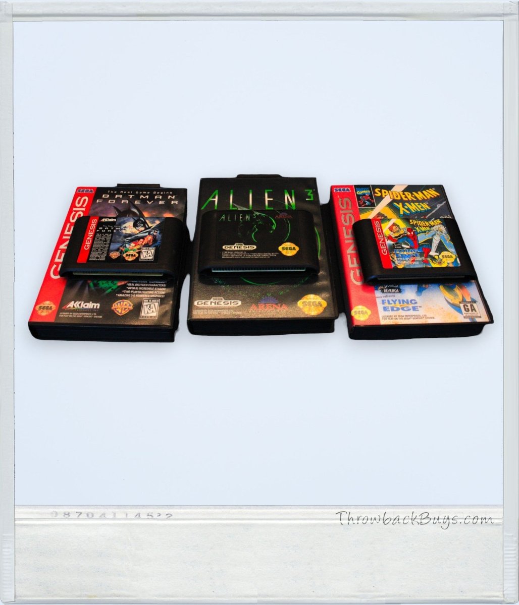 1993 - Sega Genesis - Model 2 w/Three Games - Home Game Consoles - ThrowbackBuys - ThrowbackBuys