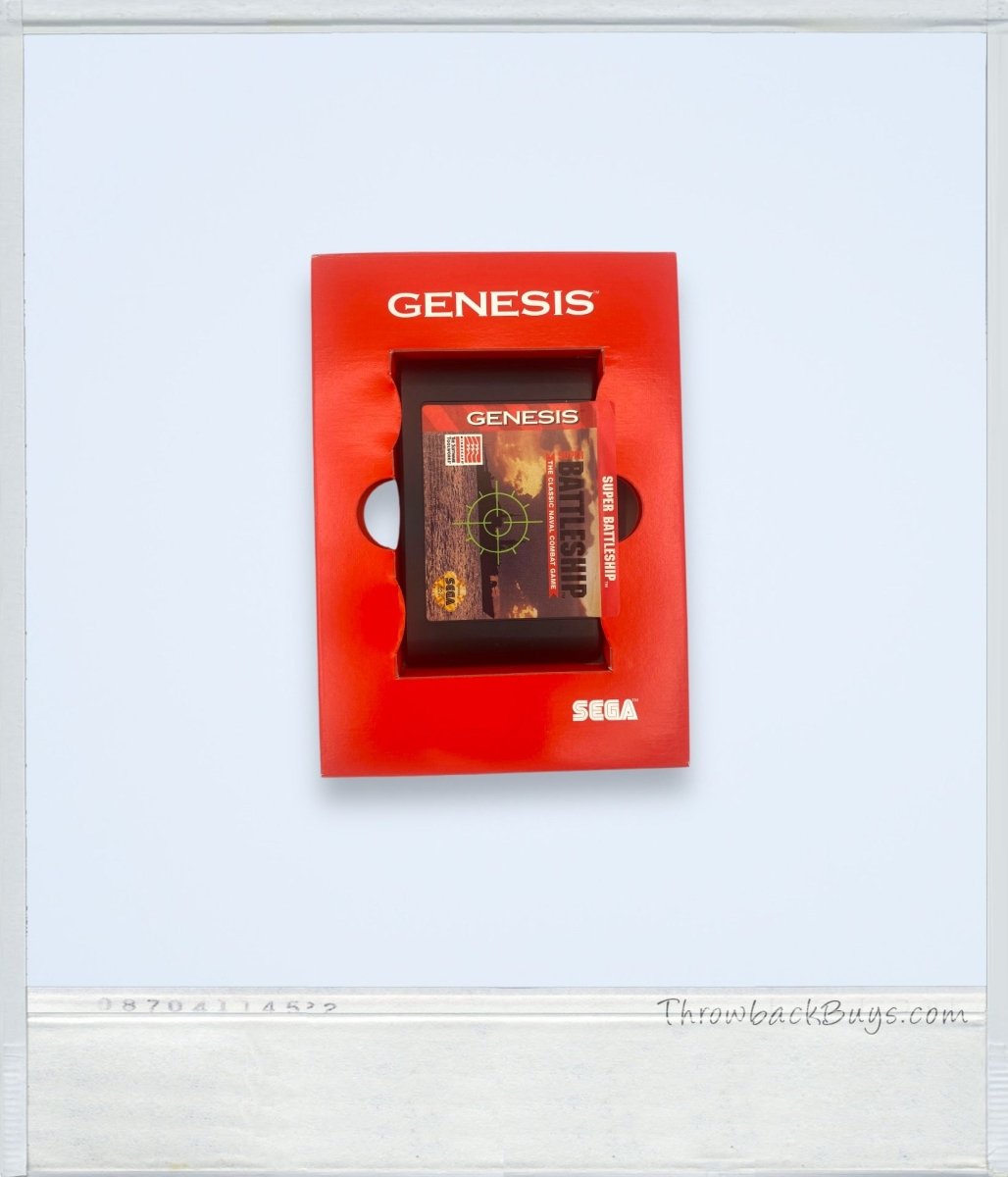 1993 - Super Battleship The Classic Naval Combat Sega Genesis Game - Video Games - ThrowbackBuys - ThrowbackBuys