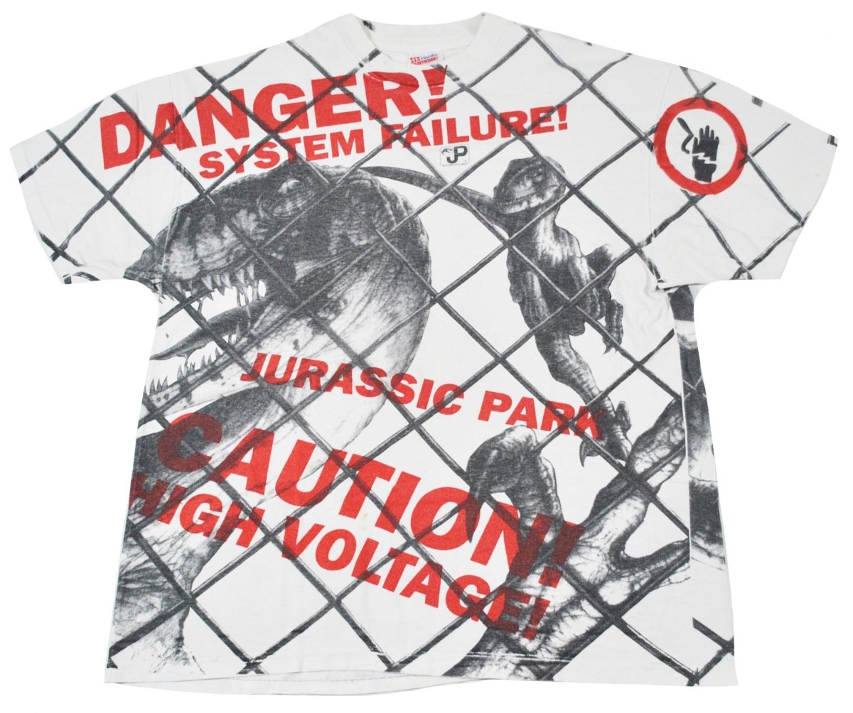 1993 - Universal Pictures: Jurassic Park Shirt - Unisex XL - T-Shirts - ThrowbackBuys -Yesterday's Attic