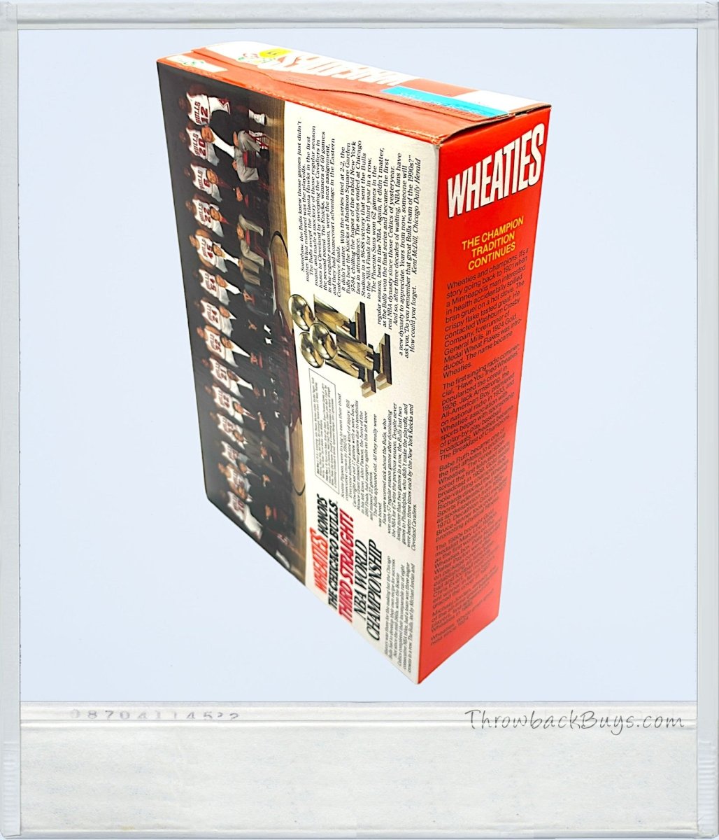 1993 - Wheaties Box Chicago Bulls 3Peat Collector's Edition - SEALED - Sports Memorabilia - ThrowbackBuys - ThrowbackBuys