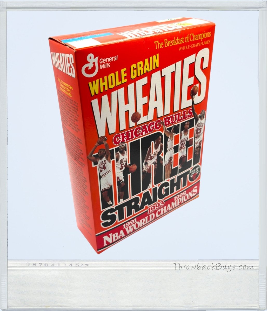 1993 - Wheaties Box Chicago Bulls 3Peat Collector's Edition - SEALED - Sports Memorabilia - ThrowbackBuys - ThrowbackBuys