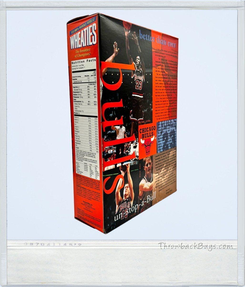1993 - Wheaties Box Chicago Bulls Michael Jordan World Champions - SEALED - Sports Memorabilia - ThrowbackBuys - ThrowbackBuys