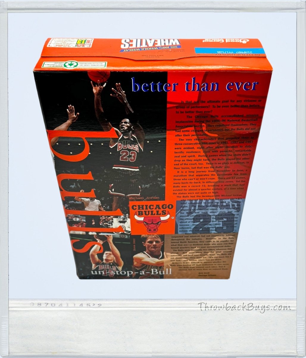 1993 - Wheaties Box Chicago Bulls Michael Jordan World Champions - SEALED - Sports Memorabilia - ThrowbackBuys - ThrowbackBuys