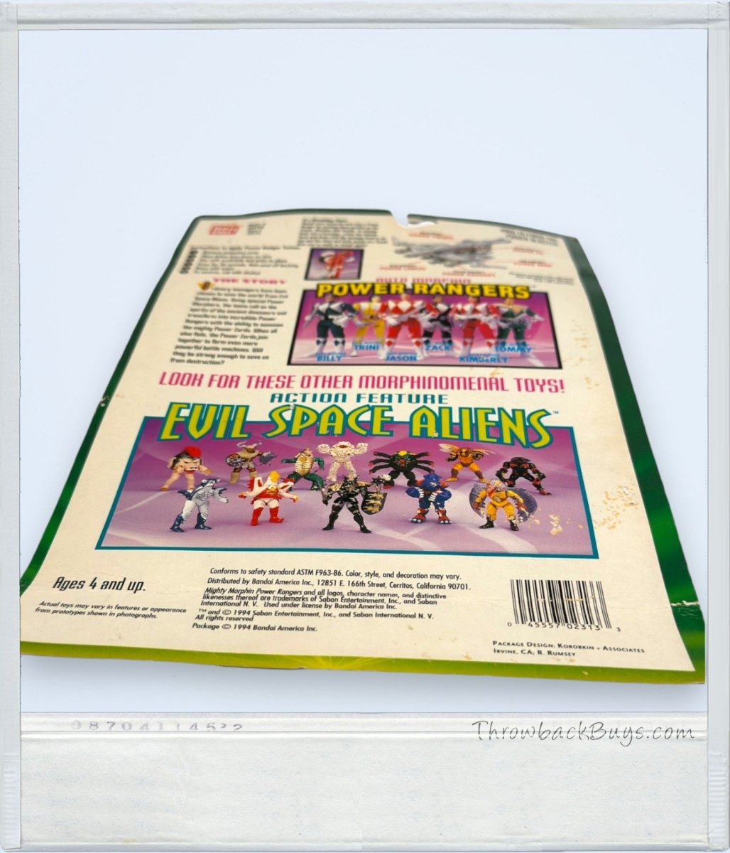 1994 Bandai Power Rangers - Black Ranger - Action Figures & Collectibles - ThrowbackBuys - ThrowbackBuys