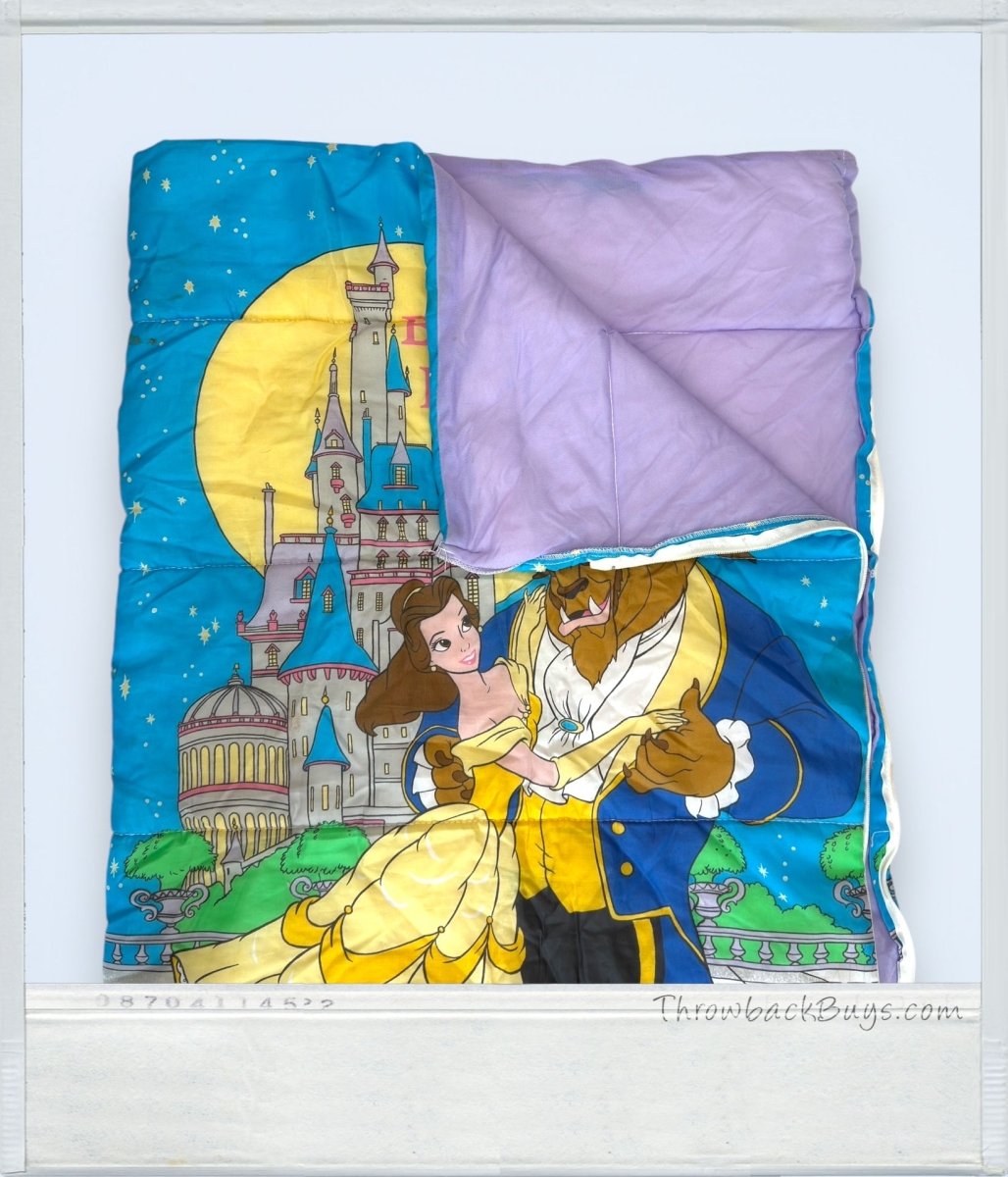 1994 - Disney Beauty and the Beast Kids Children’s Sleeping Bag - Sleeping Bags - ThrowbackBuys - ThrowbackBuys