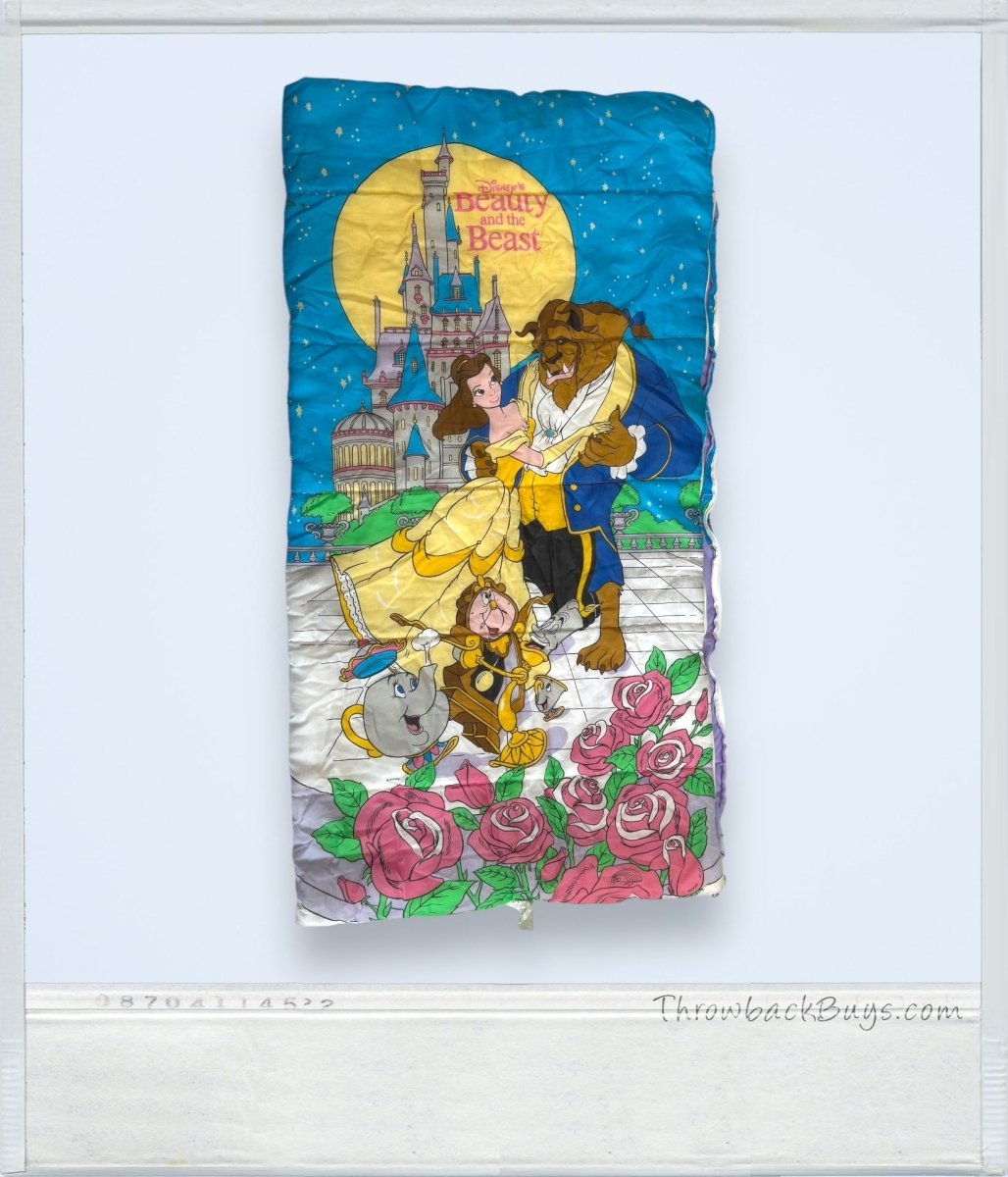 1994 - Disney Beauty and the Beast Kids Children’s Sleeping Bag - Sleeping Bags - ThrowbackBuys - ThrowbackBuys