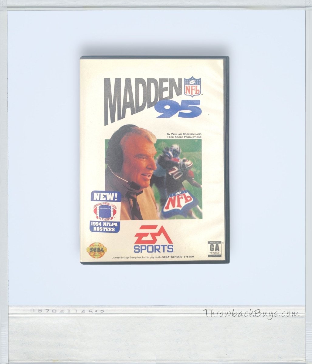 1994 - EA Sports: Madden '95 Sega Genesis Game - Video Games - ThrowbackBuys - ThrowbackBuys