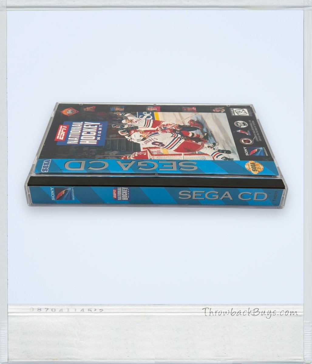 1994 - ESPN National Hockey Night Sega CD Game - Video Games - ThrowbackBuys - ThrowbackBuys