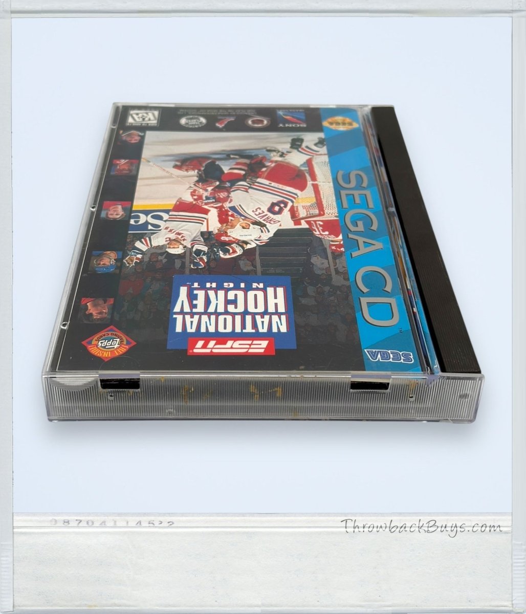 1994 - ESPN National Hockey Night Sega CD Game - Video Games - ThrowbackBuys - ThrowbackBuys