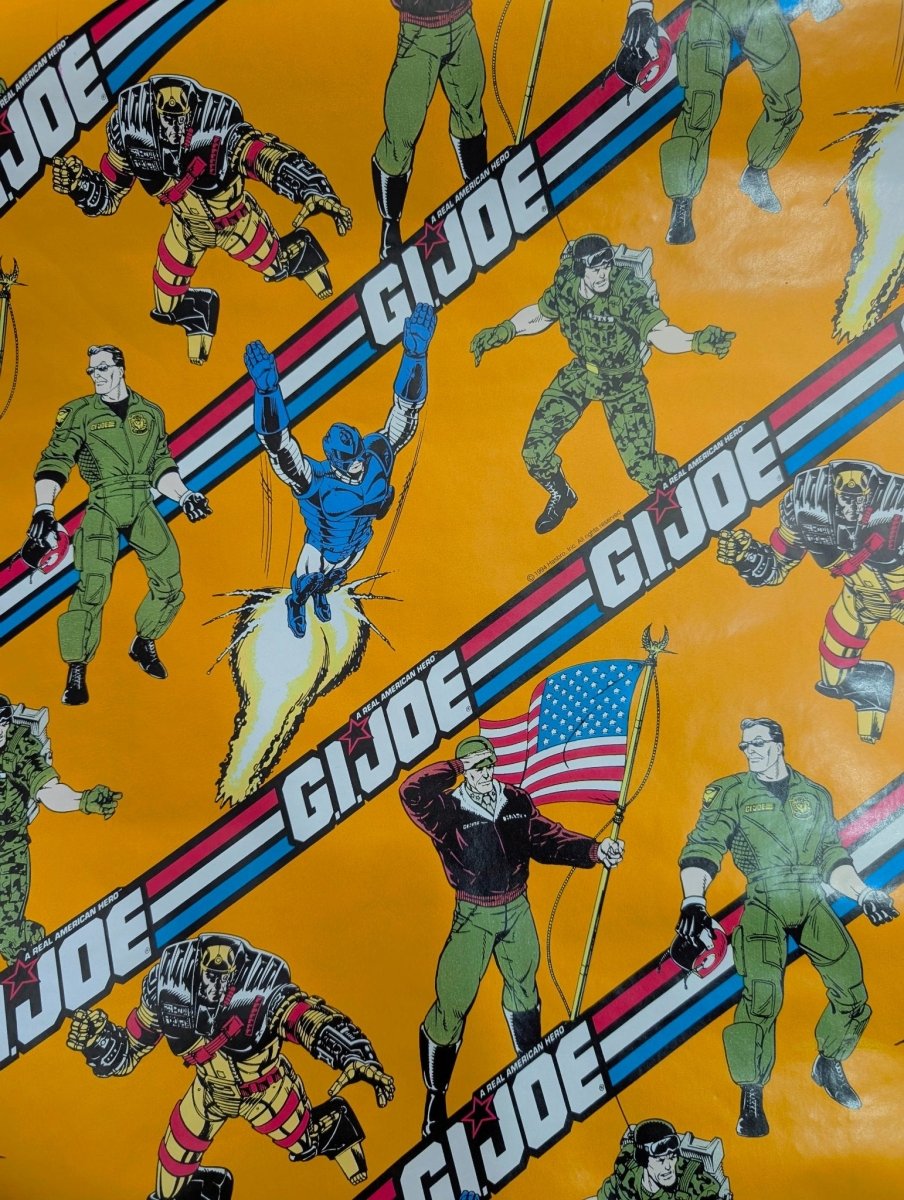 1994 G.I. Joe Wrapping Paper - Paper Goods - ThrowbackBuys - Shiznit
