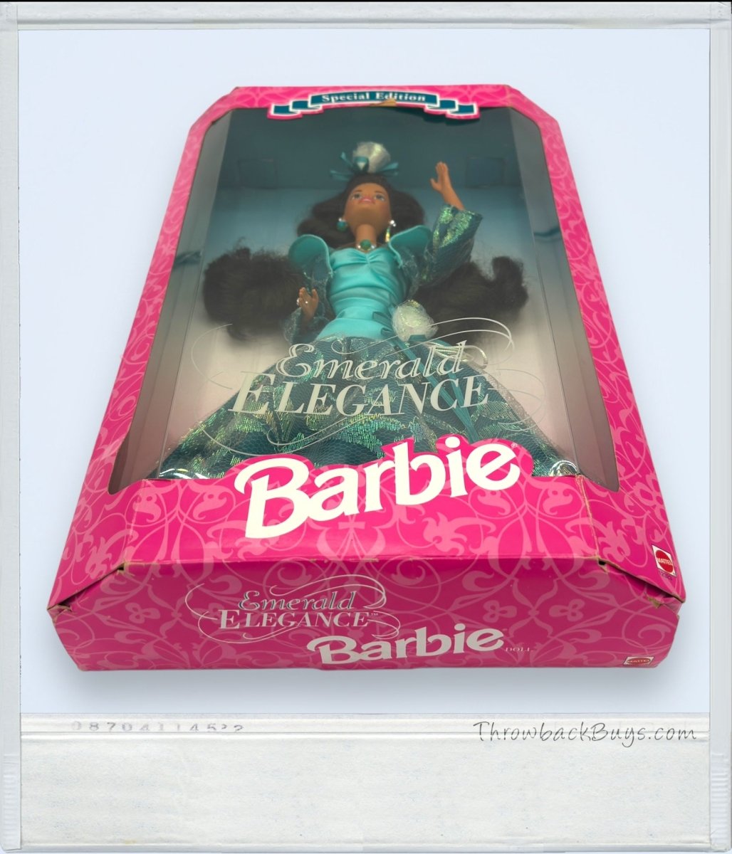 1994 - Mattel "Emerald Elegance" African American Barbie Special Edition - Dolls - ThrowbackBuys - ThrowbackBuys