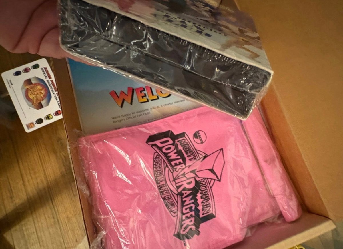 1994 Mighty Morphin Power Rangers Official Fan Club Kit with Sealed VHS - Action Figures & Collectibles - ThrowbackBuys -frenleys vintage