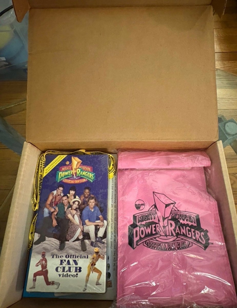 1994 Mighty Morphin Power Rangers Official Fan Club Kit with Sealed VHS - Action Figures & Collectibles - ThrowbackBuys -frenleys vintage