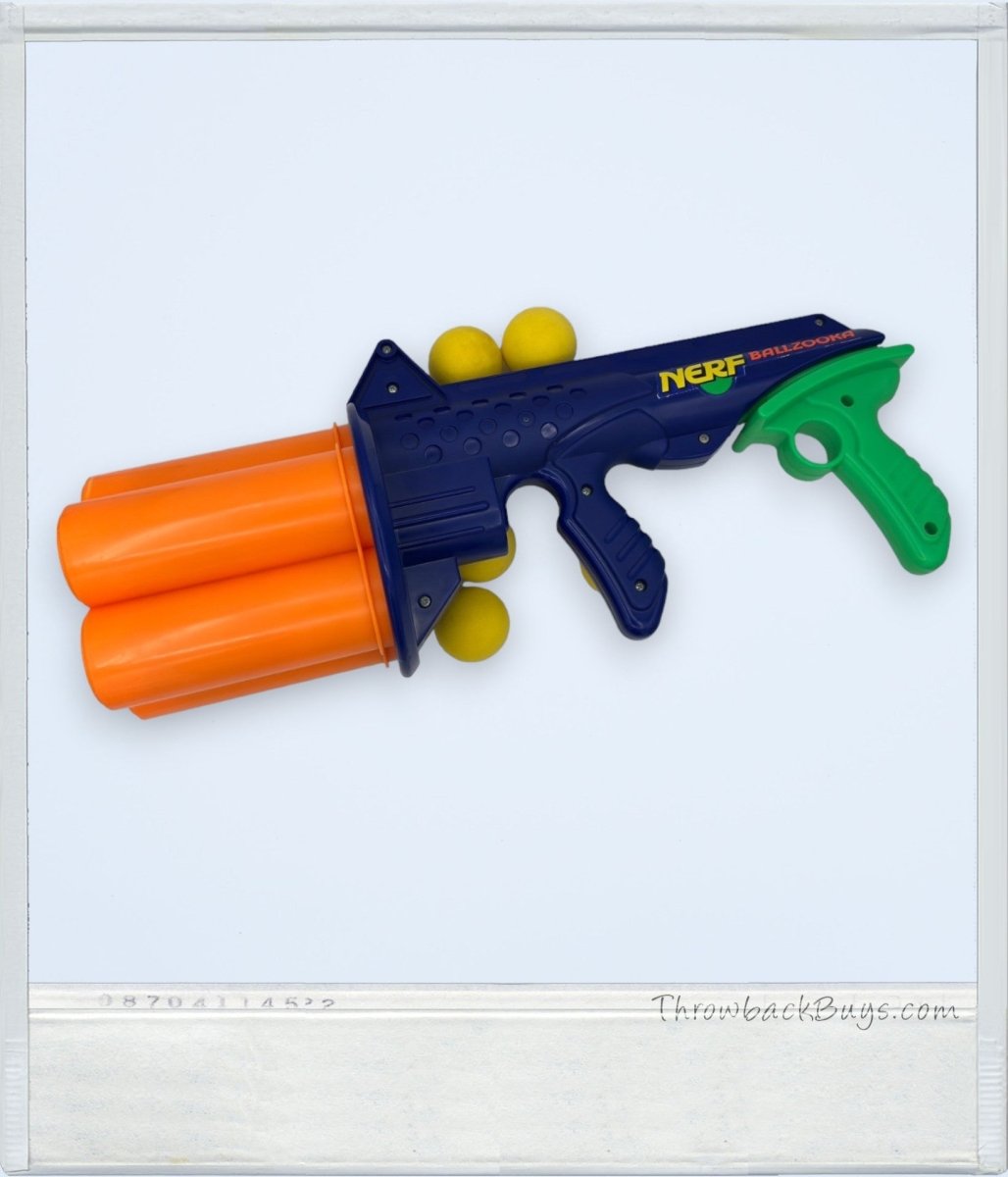 1994 - Nerf Ballzooka - 5 Balls - Blasters & Foam Play - ThrowbackBuys - ThrowbackBuys