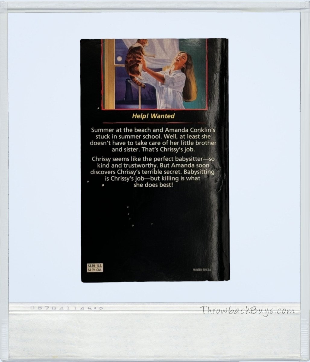 1994 - Pocket Books' Fear Street: One Evil Summer by R.L. Stine - Books - ThrowbackBuys - ThrowbackBuys