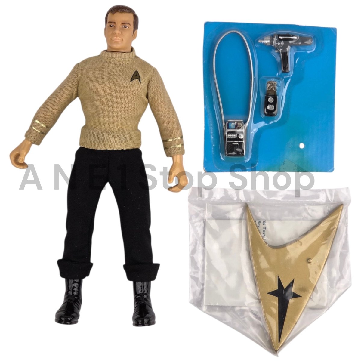 1994 - Star Trek Collector Edition Captain James T. Kirk 9" Figure Playmates - Action Figures & Collectibles - ThrowbackBuys - A N E 1 Stop Shop