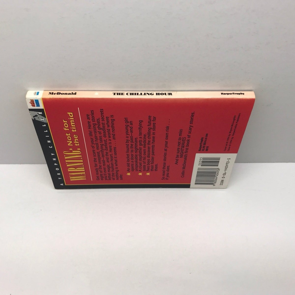 1994 The Chilling Hour~Trophy Chiller~Collin McDonald~Harper Trophy TPB - Books - ThrowbackBuys - Oktober Country