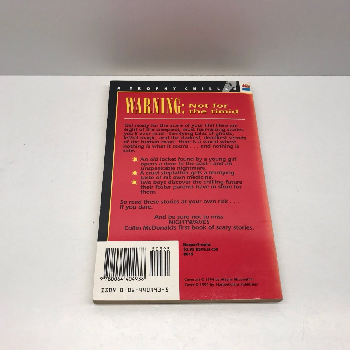 1994 The Chilling Hour~Trophy Chiller~Collin McDonald~Harper Trophy TP ...