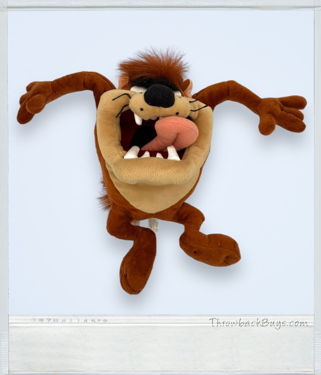 1994 - TYCO Talking TAZ Looney Tunes Tasmanian Devil Plush - Collectible Toys - ThrowbackBuys - ThrowbackBuys