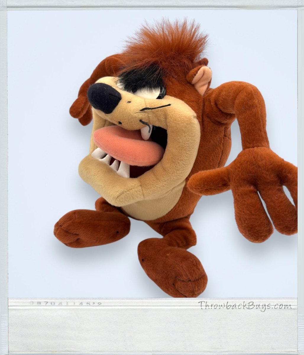 1994 - TYCO Talking TAZ Looney Tunes Tasmanian Devil Plush - Collectible Toys - ThrowbackBuys - ThrowbackBuys