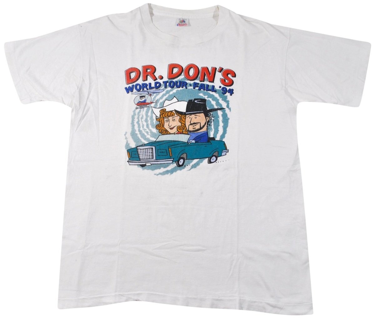 1994 - Yesterday's Attic: Dr. Don's World Tour Shirt - XL - T-Shirts - ThrowbackBuys -Yesterday's Attic