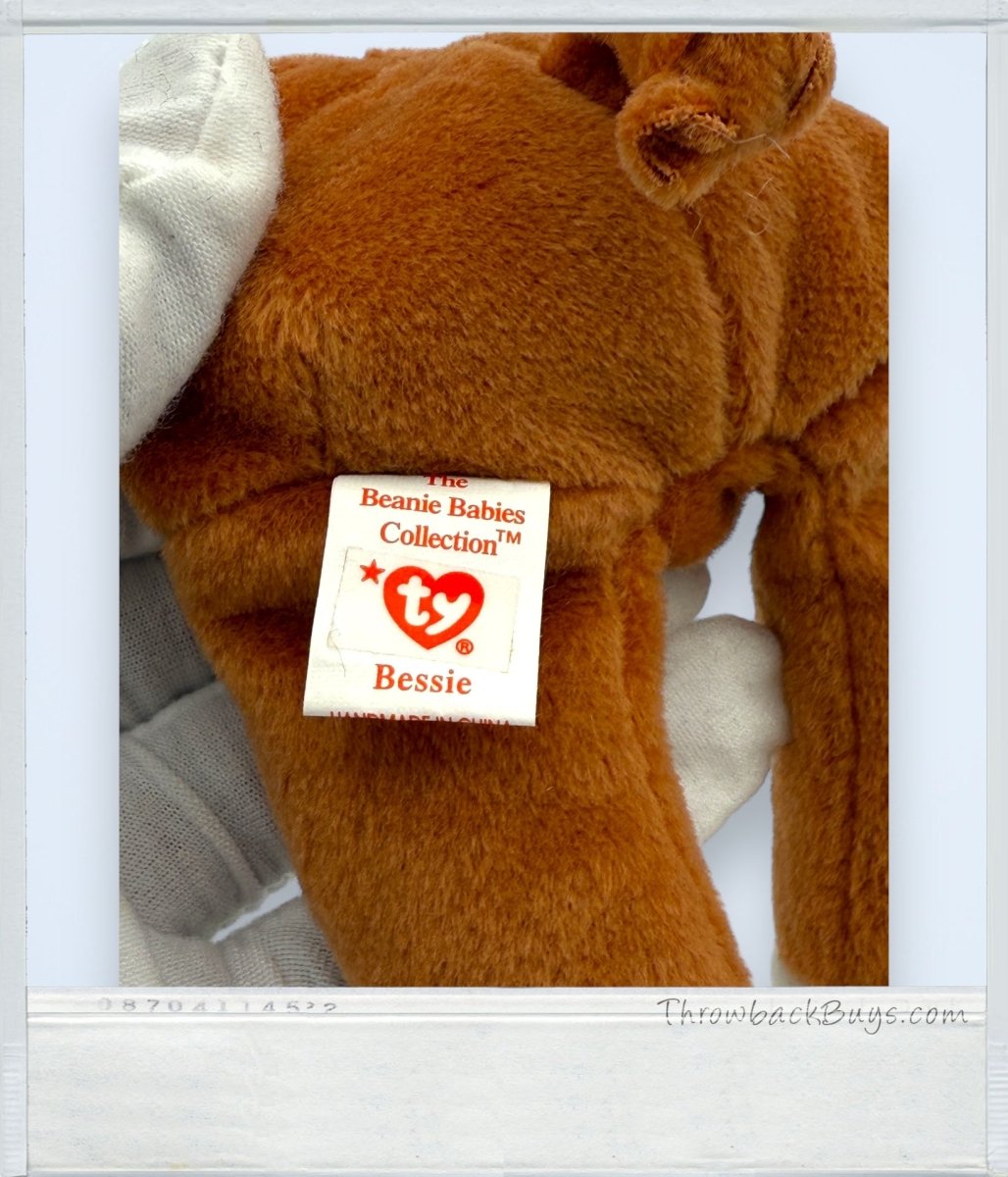 1995 - Beanie Babies Collection: Bessie w/PVC Pellets - Collectible Toys - ThrowbackBuys - ThrowbackBuys
