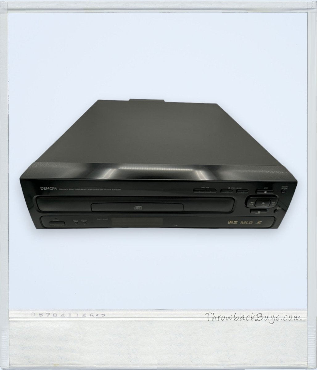 1995 - Denon Multi Laserdisc/CD Player w/Remote - Laserdisc Player - ThrowbackBuys - ThrowbackBuys