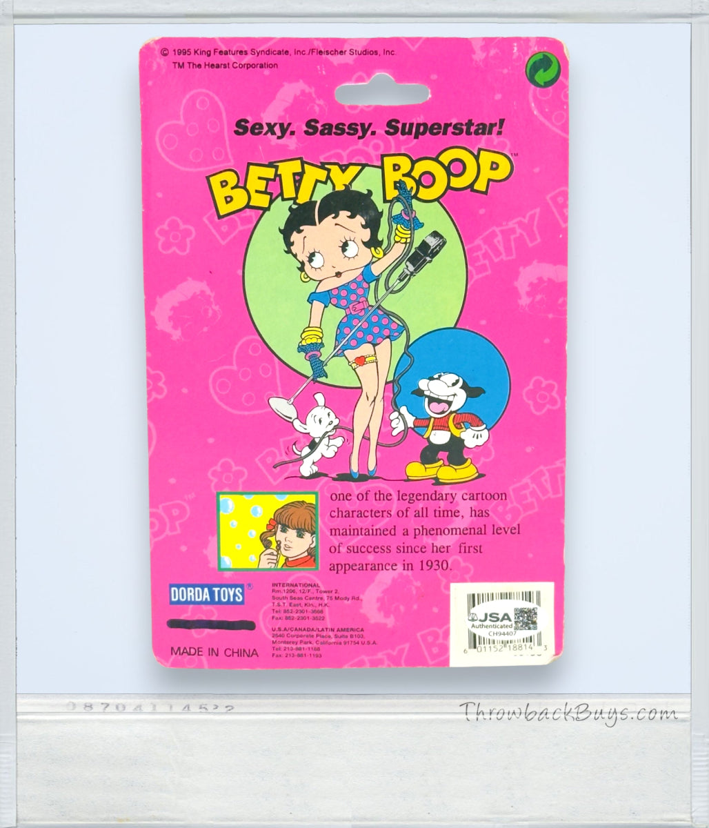 1995 - Dorda Toys: Betty Boop Bubble Buddies, Sandy Joy Autographed – JSA Authenticated - RARE - Collectible Toys - ThrowbackBuys - ThrowbackBuys