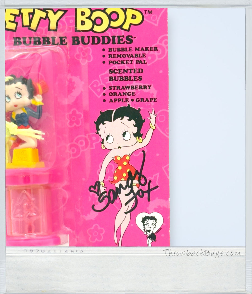 1995 - Dorda Toys: Betty Boop Bubble Buddies, Sandy Joy Autographed – JSA Authenticated - RARE - Collectible Toys - ThrowbackBuys - ThrowbackBuys