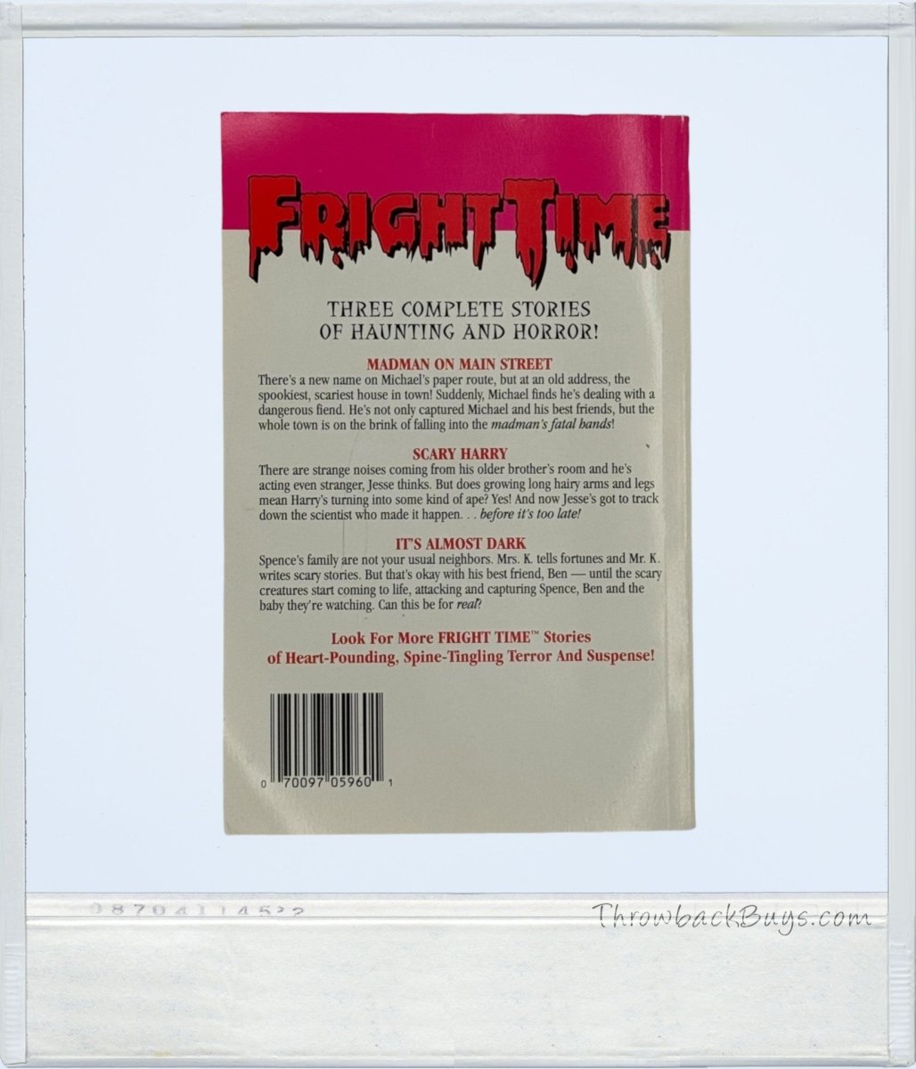 1995 - Fright Time: 3 Spine - tingling Tales for Young Readers by Jay B. Nash - Books - ThrowbackBuys - ThrowbackBuys
