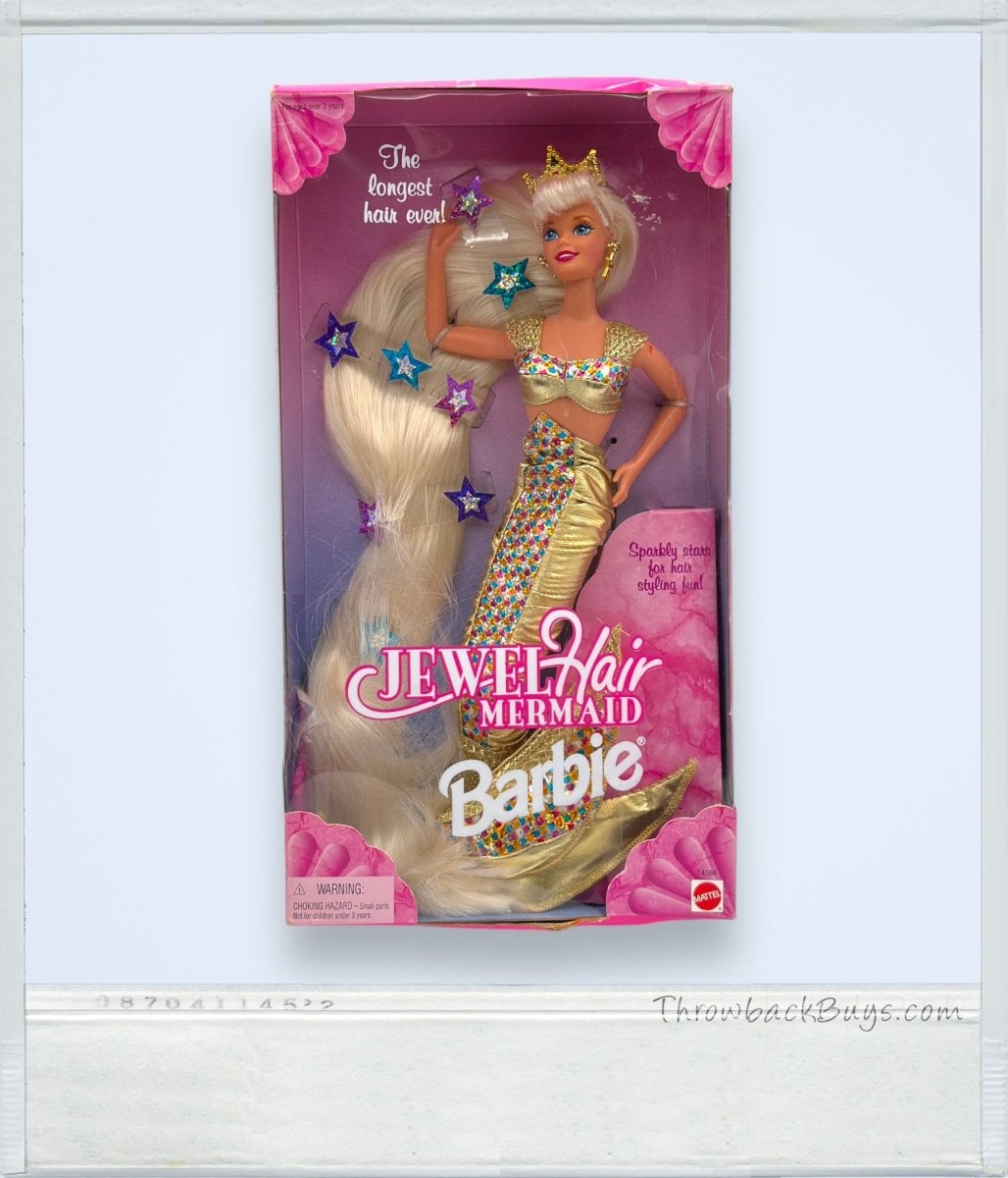 1995 - Mattel Barbie: Jewel Hair Mermaid 14586 - RARE - Dolls - ThrowbackBuys - ThrowbackBuys