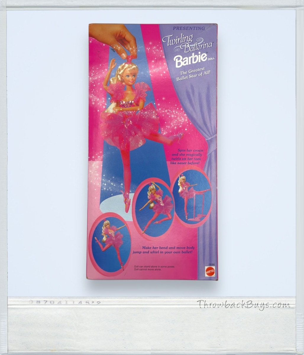 1995 - Mattel Barbie: Twirling Ballerina 15086 - Dolls - ThrowbackBuys - ThrowbackBuys