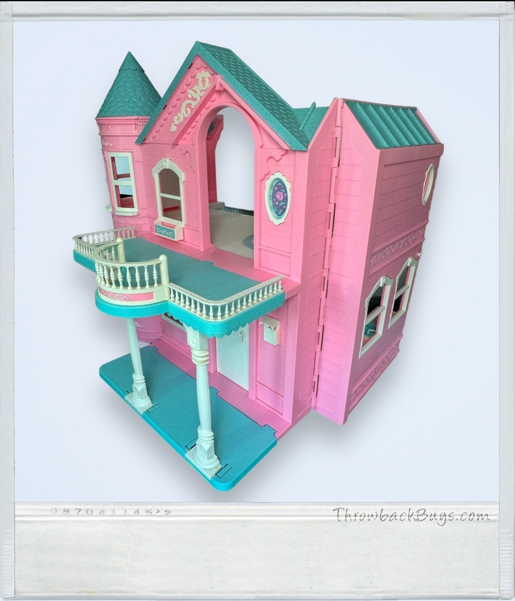 1995 - Mattel Barbie Victorian Dream House Pink w/Working Elevator - RARE - Dollhouse - ThrowbackBuys - ThrowbackBuys
