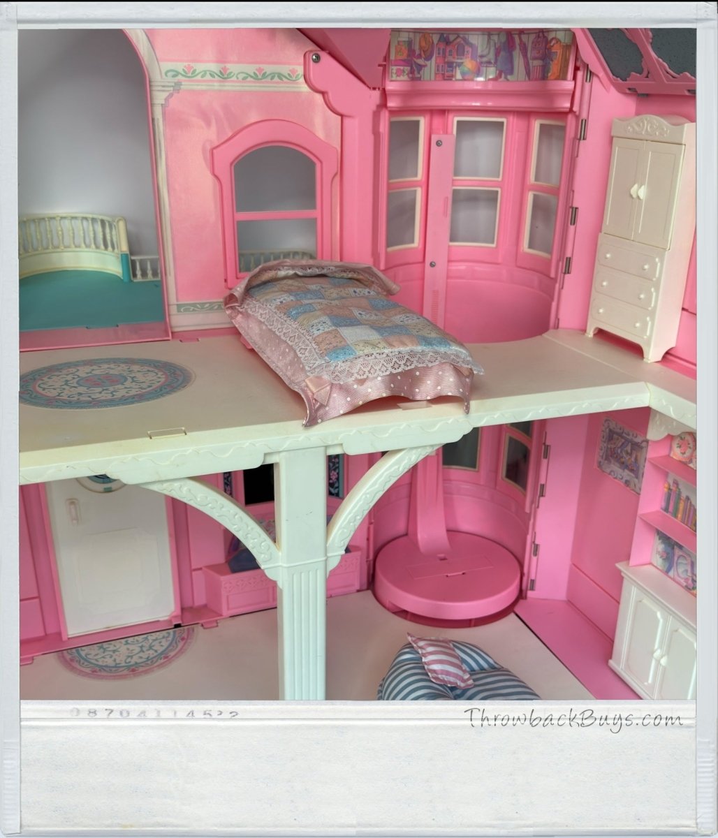 1995 Mattel Barbie Victorian Dream House Pink w/Working Elevator