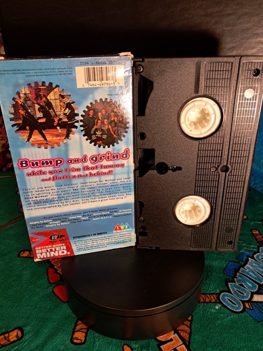 1995 - MTV The Grind Workout "Fitness With Flava" VHS - VHS - ThrowbackBuys - Retrotoyz&gamez87