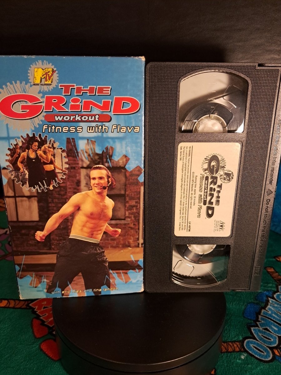 1995 - MTV The Grind Workout "Fitness With Flava" VHS - VHS - ThrowbackBuys - Retrotoyz&gamez87