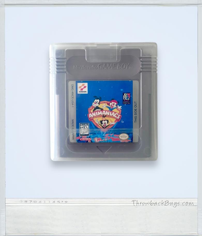 1995 - Nintendo Gameboy Animaniacs Game Cartridge - Video Games - ThrowbackBuys - ThrowbackBuys
