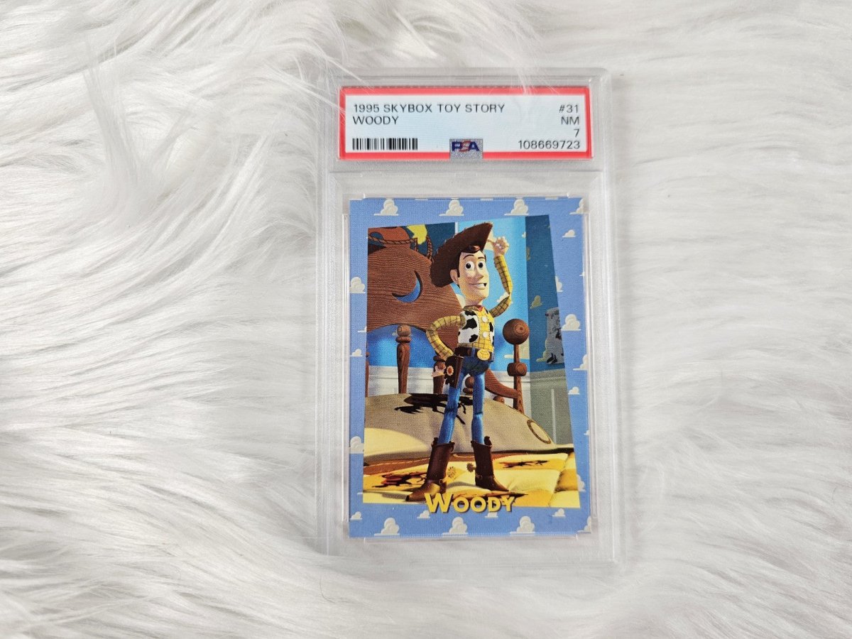 1995 - Skybox Toy Story 31 Woody PSA 7 - Trading Cards - ThrowbackBuys - The Thrifty Gypsyy Shop